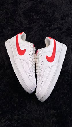 Nike Court Vision Low Next Nature 'White Picante Red'