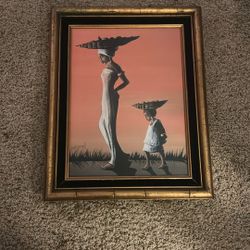 authentic “Mother and child” by Elaine Dungii