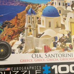 1000 Piece Puzzle Of Santorini