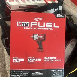 Milwaukee M18 FUEL 18V Lithium-Ion Brushless Cordless 1/2 in. Impact Wrench with Friction Ring (Tool-Only