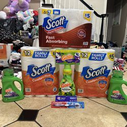 $35 Household Bundle!!!!! Gain Detergent Scent Varies 