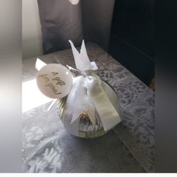 Silver Decorative Gift Ornament Candle