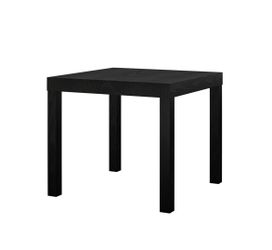 Black Square Side End Table