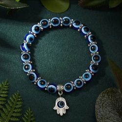 Blue Evil Eye Bracelet 