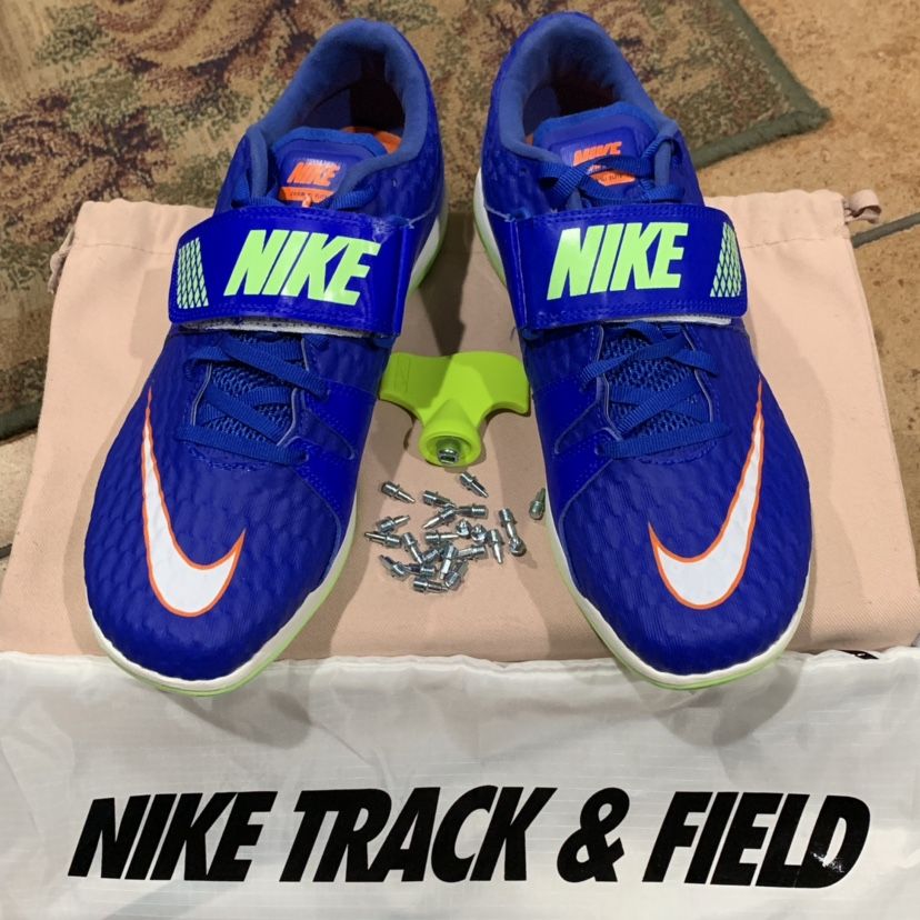 NIKE HIGH JUMP ELITE TRACK & FIELD JUMPING SPIKES (Size: 5.5 9 10)