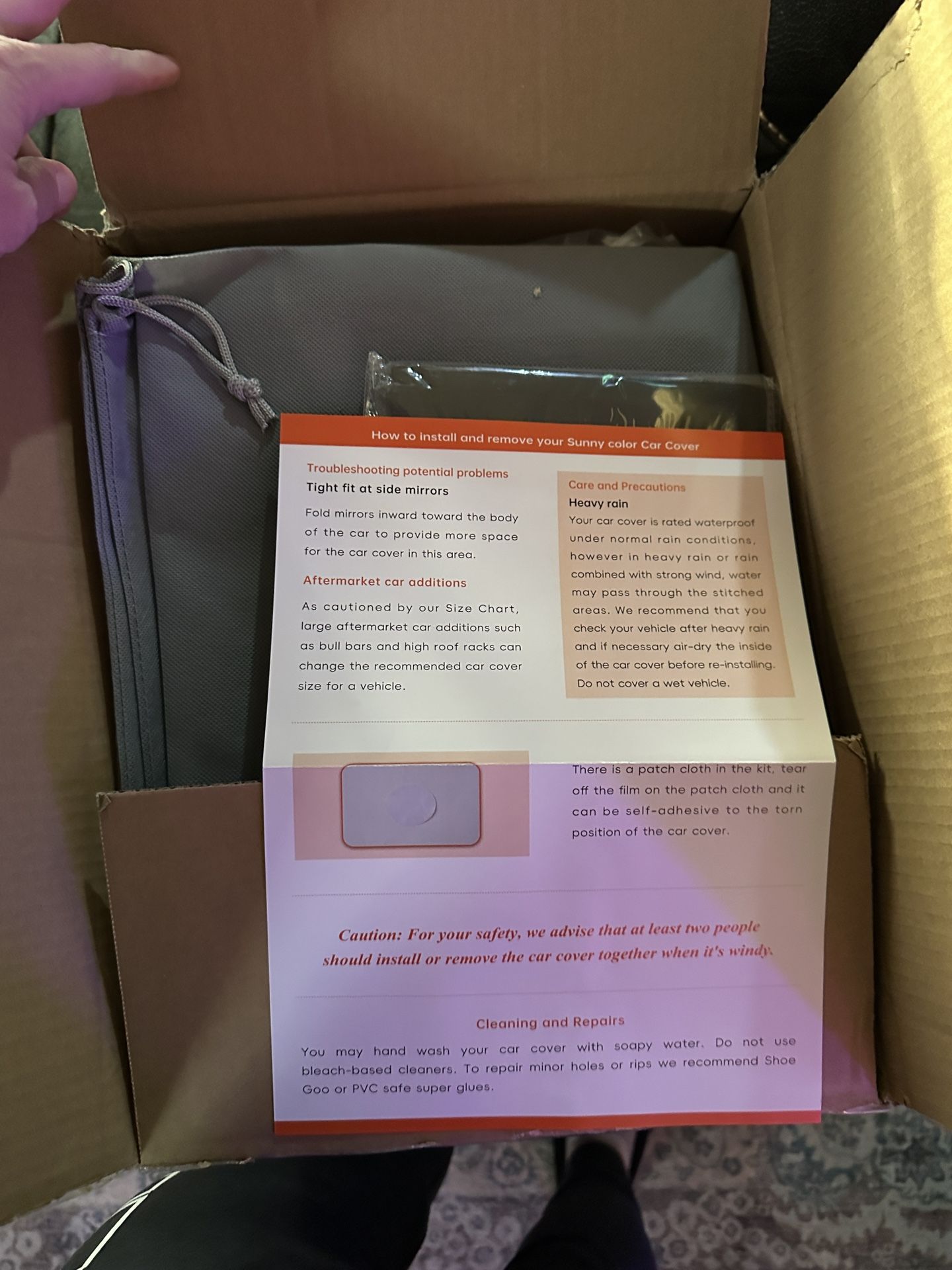 Car Cover Sunny Color - SUV / Sedan 