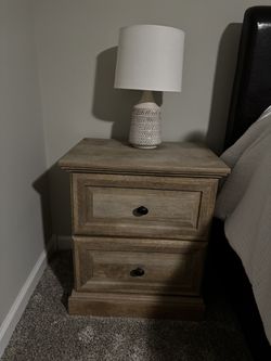 Brushed Light Oak Dresser & Nightstand