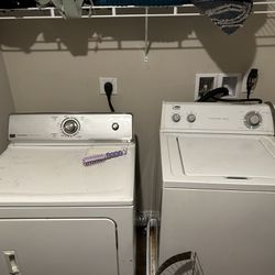 Washer & Dryer Comes With Everything 