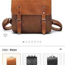 Vegan Leather Backpack