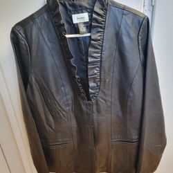 Neiman Marcus 100% Leather Jacket 