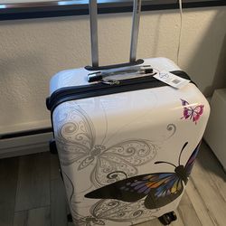 World Traveler Butterfly Luggage, 4-Piece Set