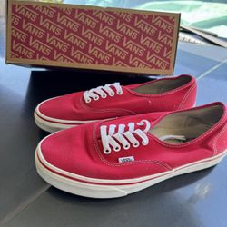 Red Vans 