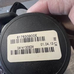 8-12 Chevy Malibu Rear Seatbelt