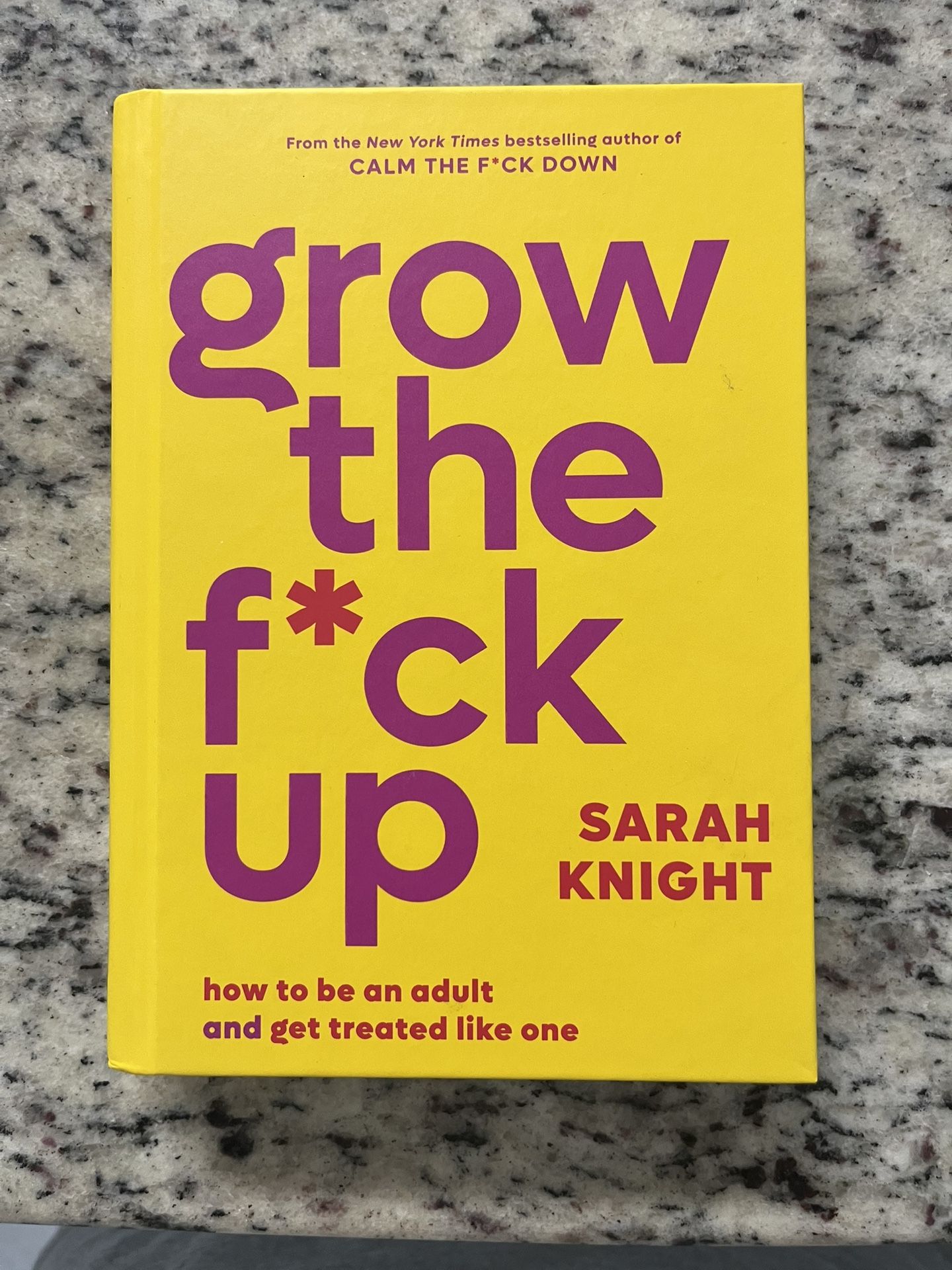 Grow the f*ck up book - new