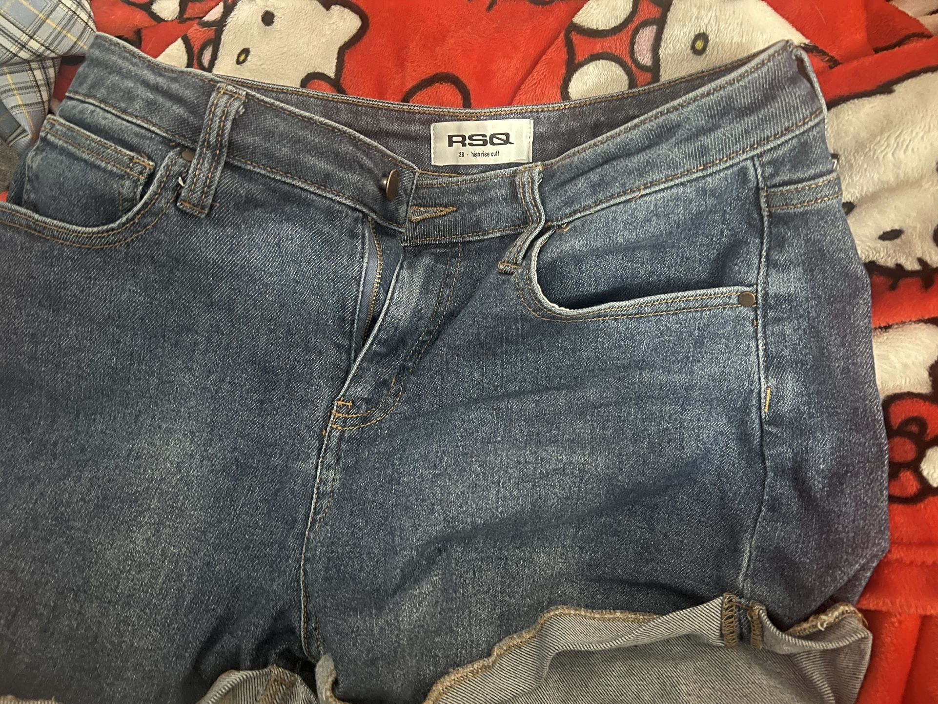 Women’s RSQ 28” Waist Cuffed Denim Shorts