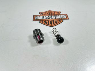 91-22 Harley-Davidson Sportster XL1200X OEM Oil Filter Adapter w/ Check Ball & Spring.C3.OBO. SM9KNT0758