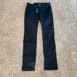 Gap kids Boy’s Regular Skinny Stretch Pants Navy Blue Size 14 New With Tags