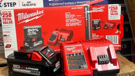 Milwaukee M18 REDLITHIUM HIGH OUTPUT XC6.0 Starter Kit
