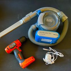 Cordless Vacuum, Drill & Trimmer