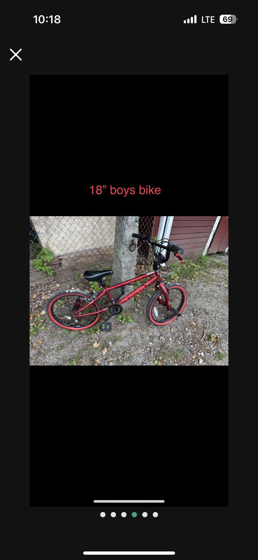 18” Boys Bike