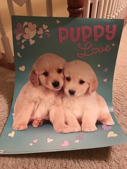 Puppy Poster, $2
