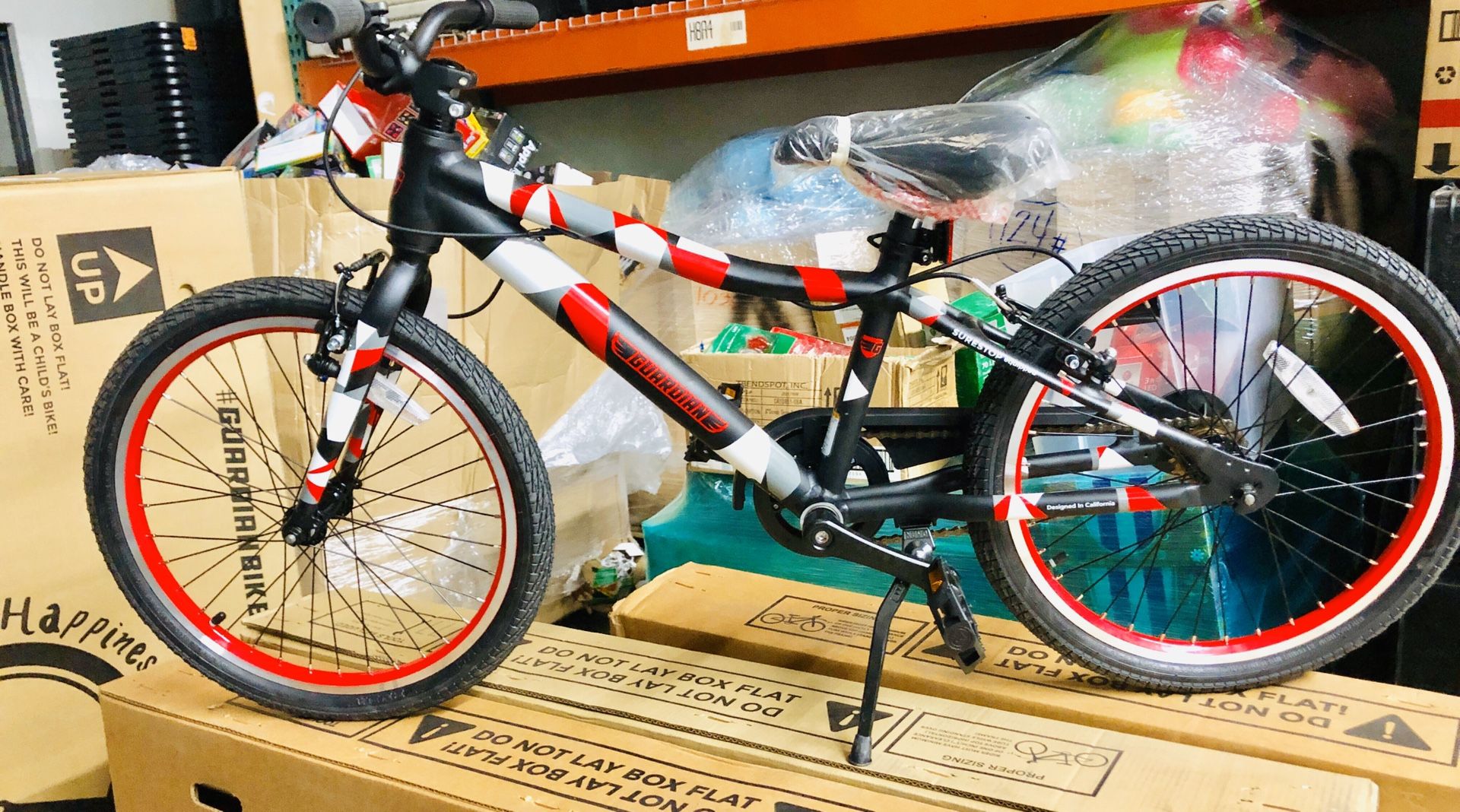 5 Brand New “Guardian 20 Inch Original” Bike With SURE STOP TECHNOLOGY! Safest Bike In The WORLD! Designed by kids, for kids!