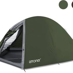 Tent for Camping, 1-2 Person Tent, 3-4 Season Backpacking Tent, Lightweight Outdoor Waterproof Tent for Hiking and Traveling