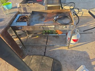 Plancha de cocina con tanque