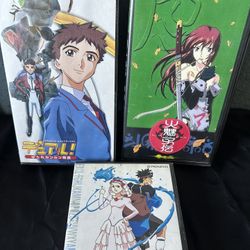 Anime VHS 3 Combo Pack Movies.