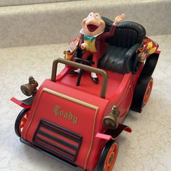 Disneyland Mr. Toad Wild Ride Car Popcorn Collector Bucket w/ Disney 100 Strap