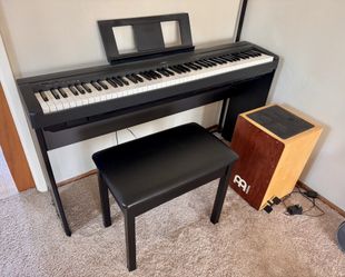 Yamaha Digital Piano P-45 with stand and bench