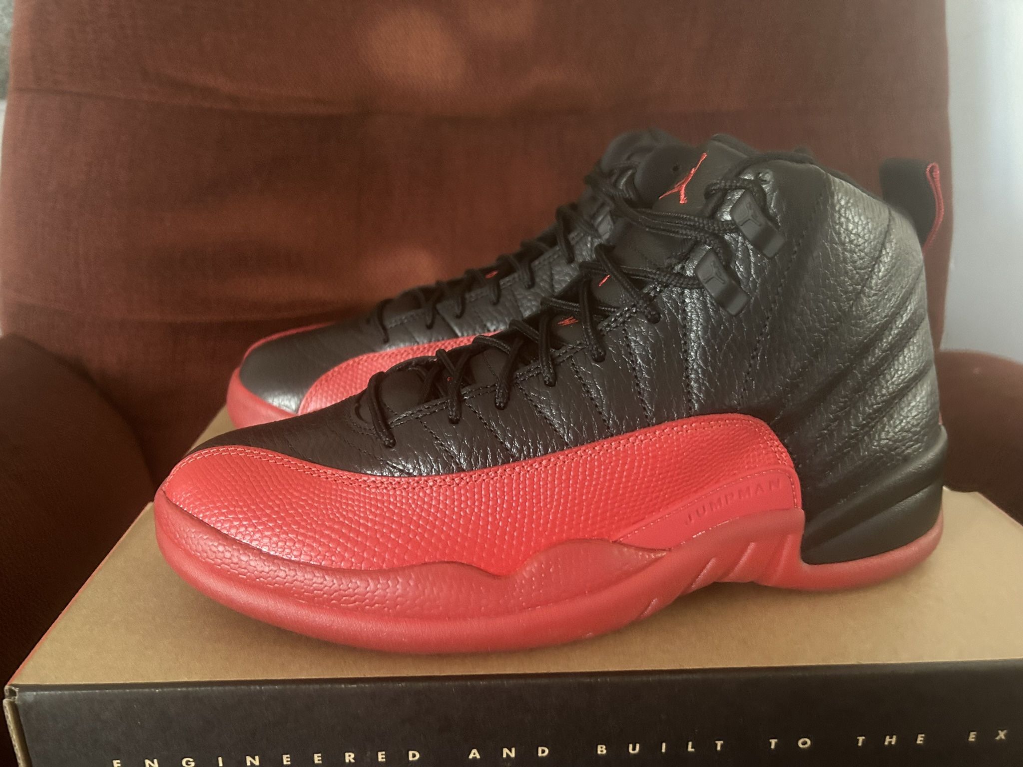 Jordan 12 Flu Game Size 10 (Deadstock)
