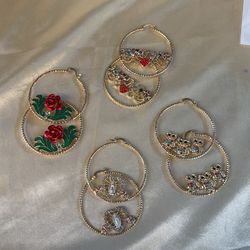 Gold laminated Earrings