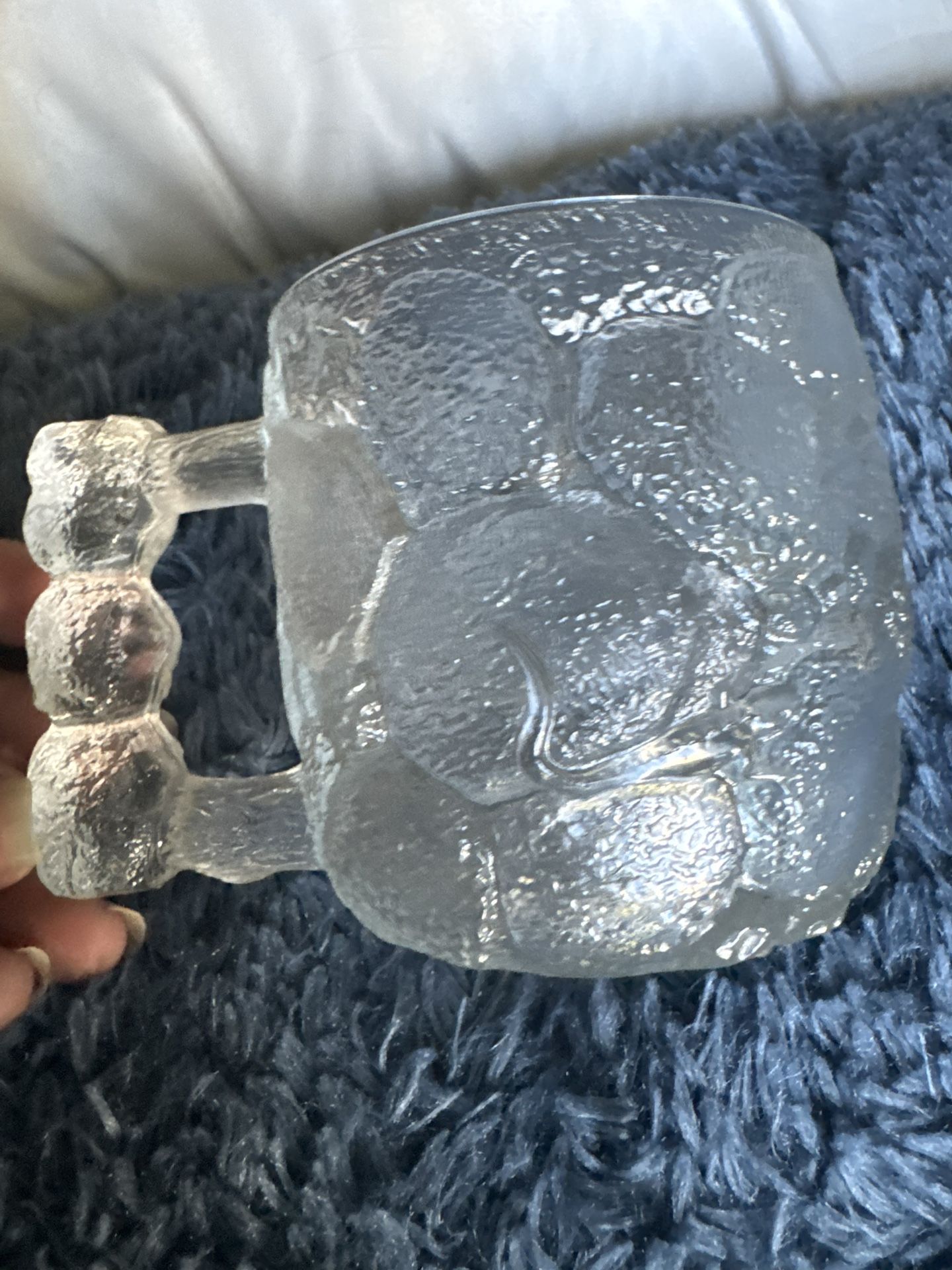 "Yabba Dabba Doo! Vintage 1993 McDonald's Flintstones 'RocDonald's' Rocky Road Glass Mug"