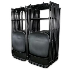 StoreYourBoard BLAT Folding Chair Steel Sorage Rack, Wall Mount Organizer, Holds 14 Folding Chairs, Max 200 lbs