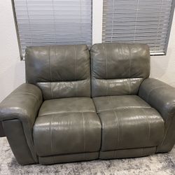 Leather Loveseat Recliner
