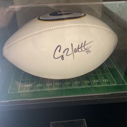 Clay Matthews Autographed Football