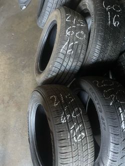 215/60/16 $65 each free installation