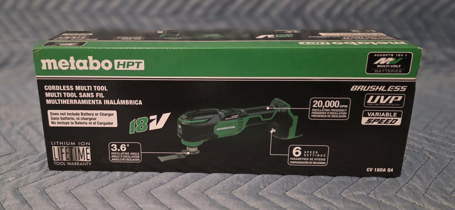 METABO HPT 18v OSCILLATING MULTI-TOOL