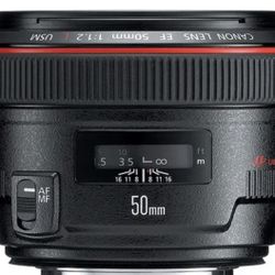  Canon EF 50mm f/1.2 L USM Lens 