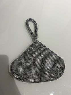 Jessica McClintock Rhinestone Pouch Wristlet
