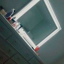 Silver Dresser with Mirror