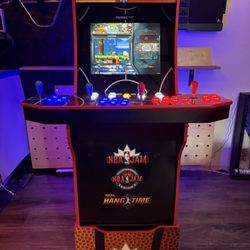 Modded Arcade1up NBA Jam 4 Player Arcade Cabinet