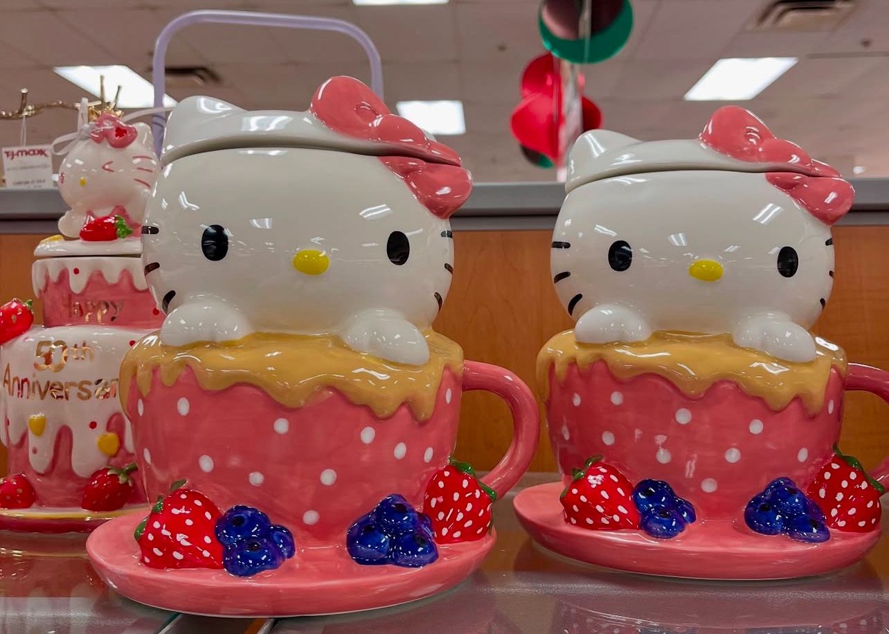Hello kitty Cookie Jar Ceramic,All Products : American Fashion Style Bags On Sale