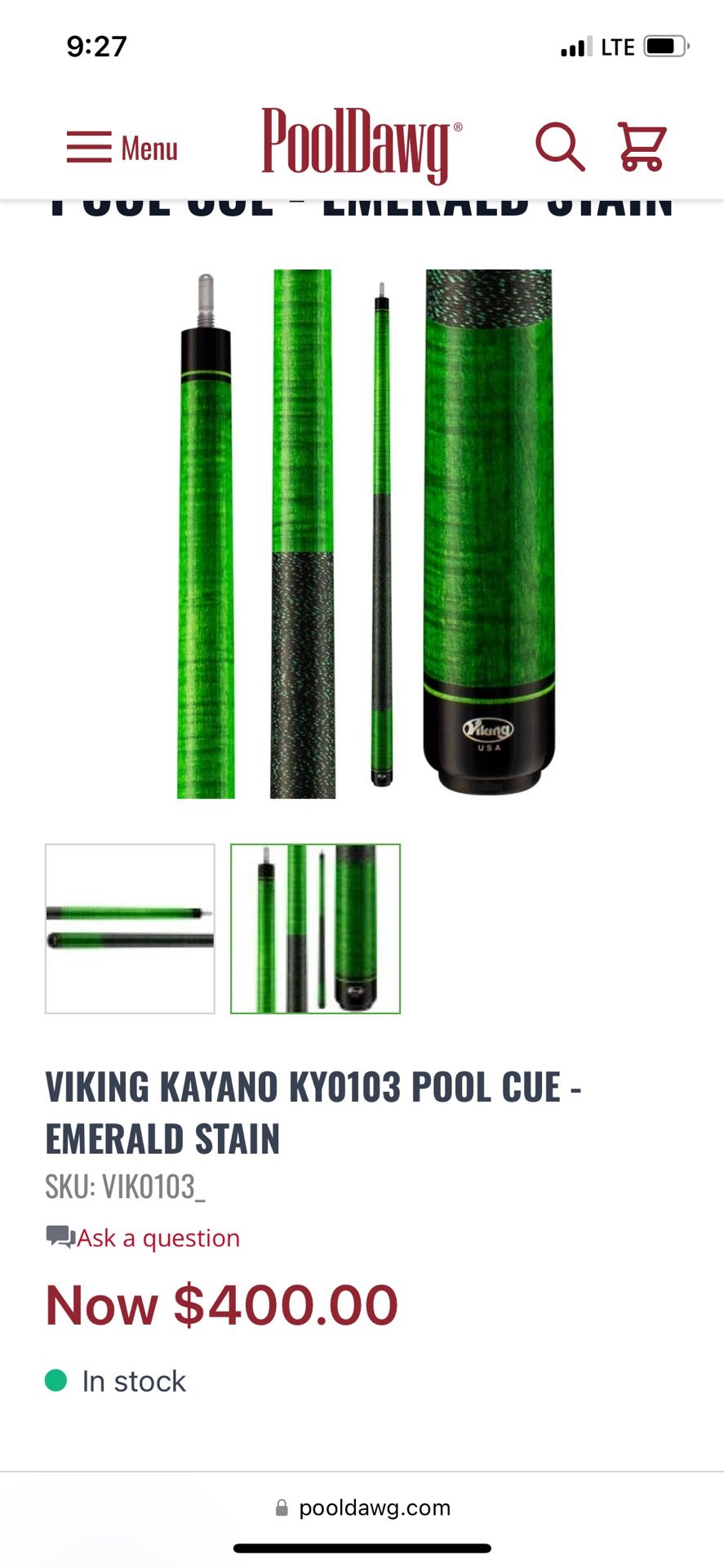 Viking Pool Cue