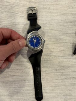 OAKLEY CRUSH 2.0 WATCH Honed Stainless Steel Case w/ Blue Sunburst