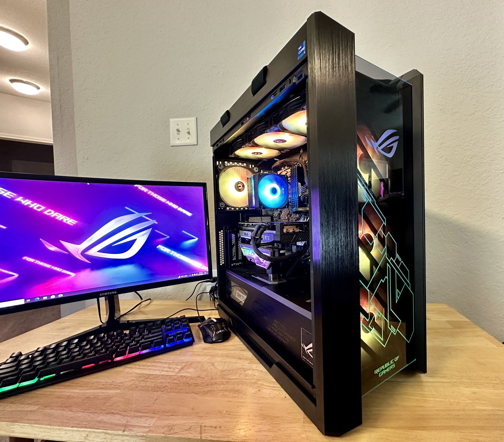 Complete Gaming PC Asus Intel Core i7-11700F 2.50GHz 8 Core NVIDIA RTX 3070 64GB Ram 512GB SSD 