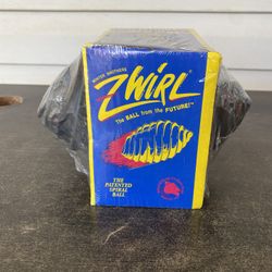 Vintage Winter Bros Zwirl Foam Spiral Football black Swirl Corkscrew