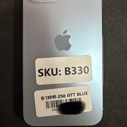 On Sale 13 Pro Max AT&T 256GB
