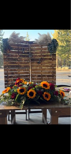 Wedding back drop